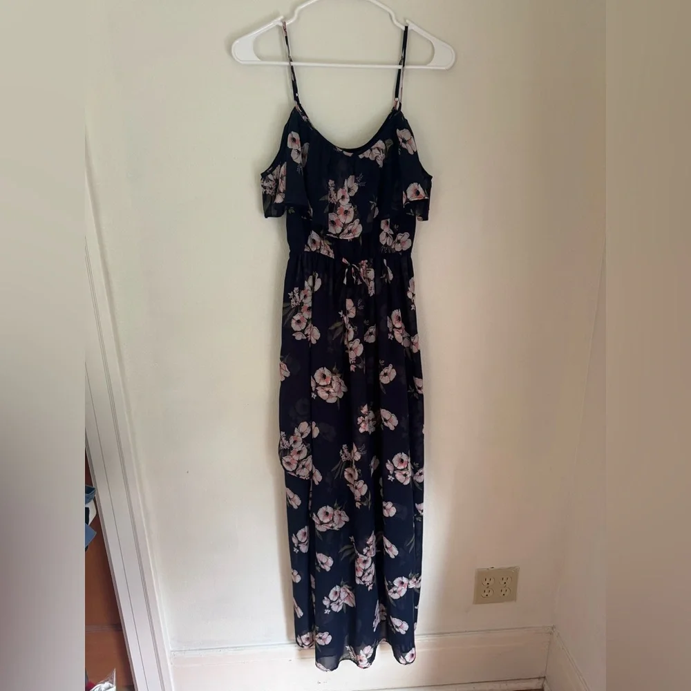 Abercrombie & Fitch Floral‎ Dress Wedding Guest vacation Spring Flowy Femme